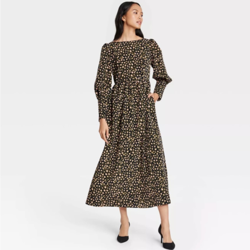 Guilded Spots Maxi Dress